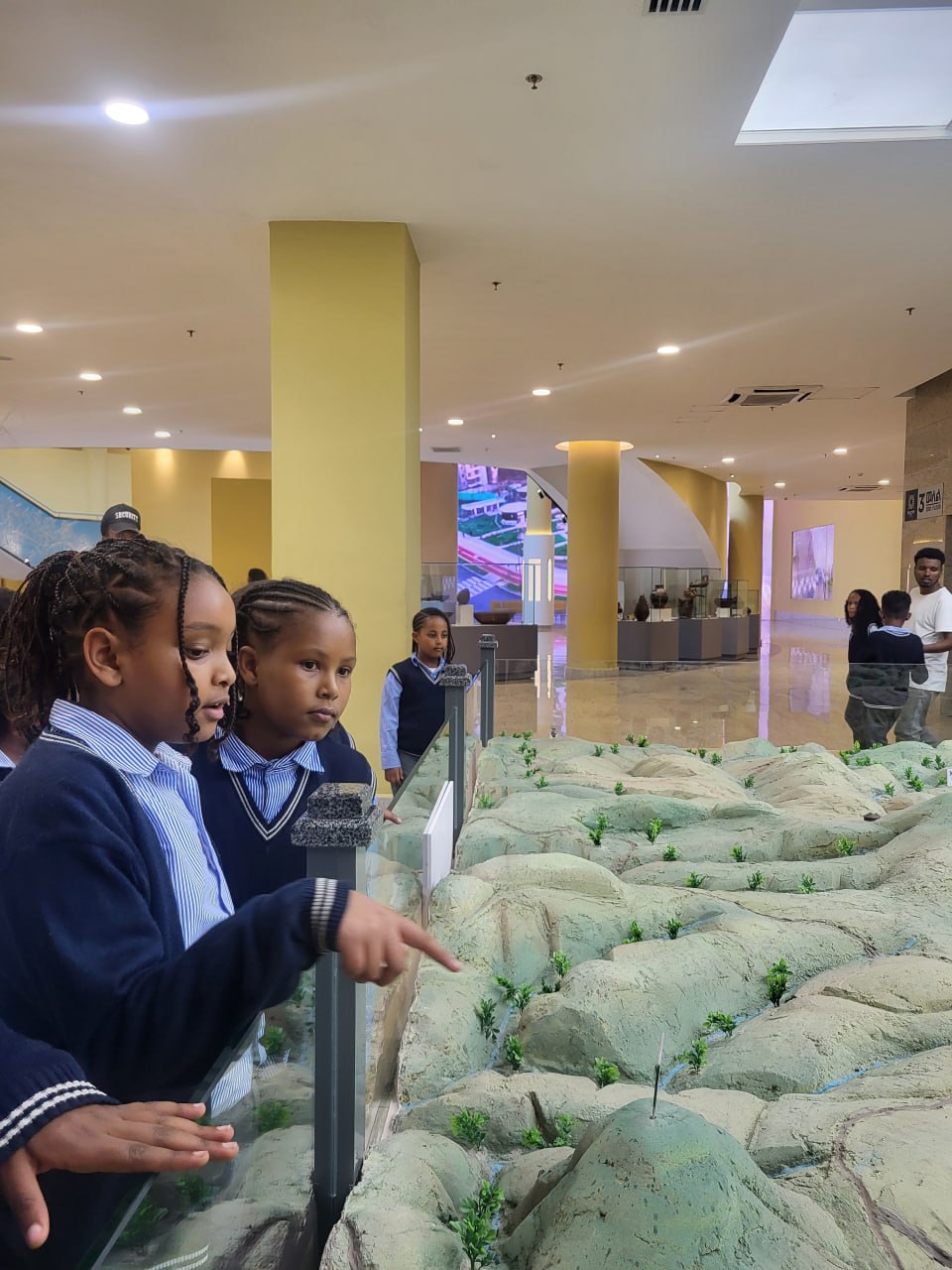 Students at Adwa Victory Memorial